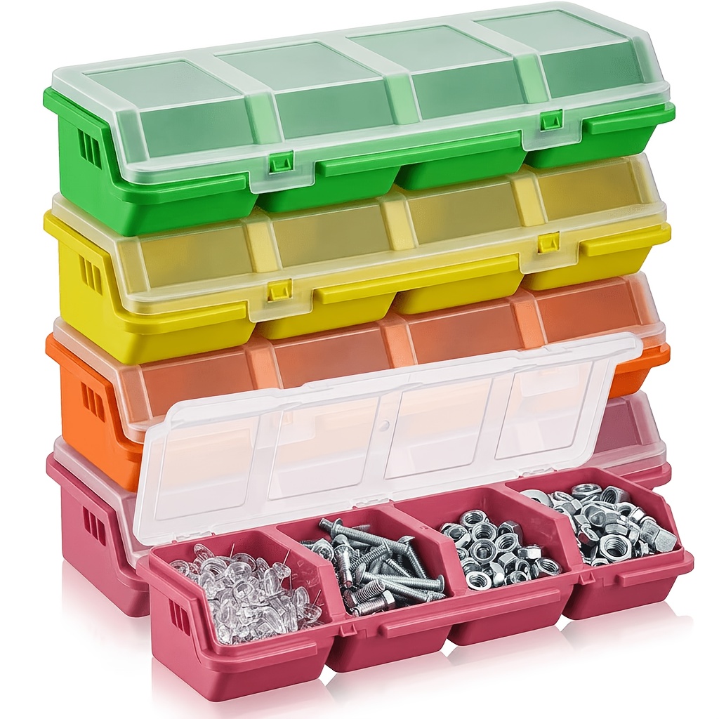 2 Pack 4 Compartments Plastic  - огляд і ціна Fishing Equipment Box