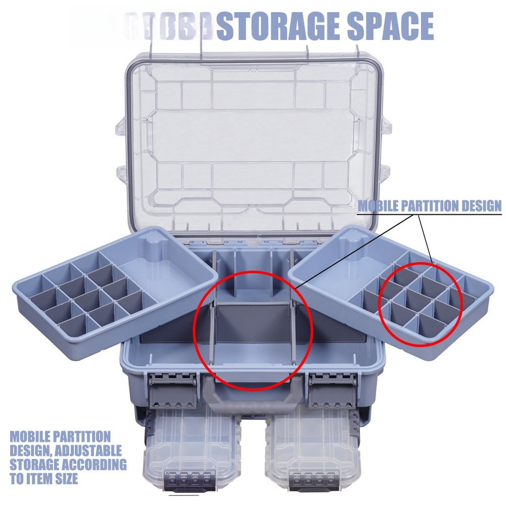 1pc Waterproof Double Layer Po - огляд і ціна Fishing Equipment Box