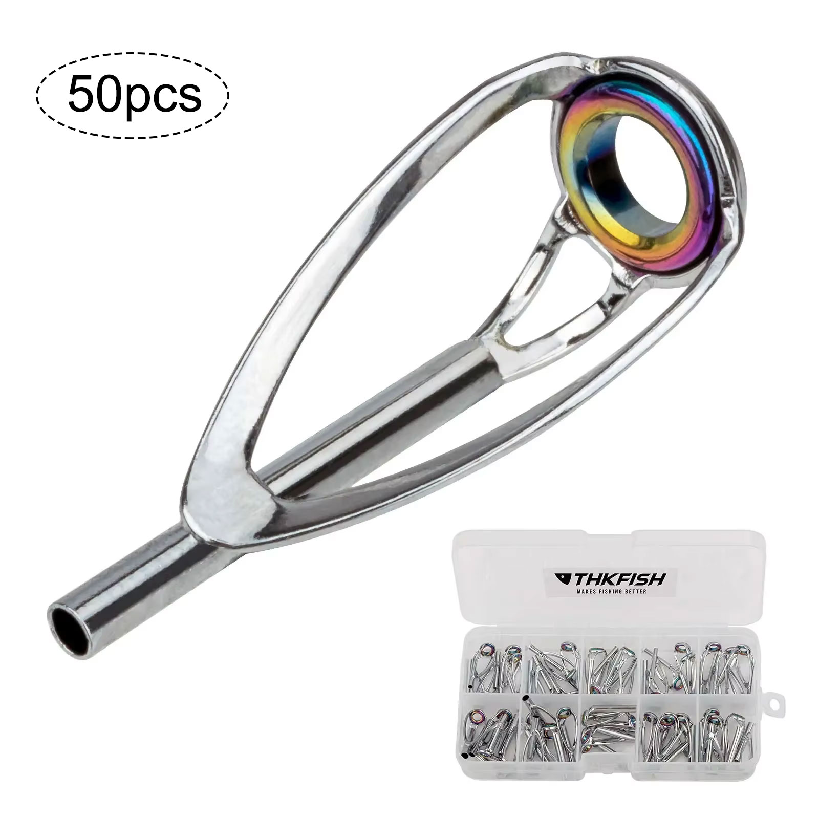 50pcs Fishing Rod Tip Top Repa - огляд і ціна Fishing Equipment Guide