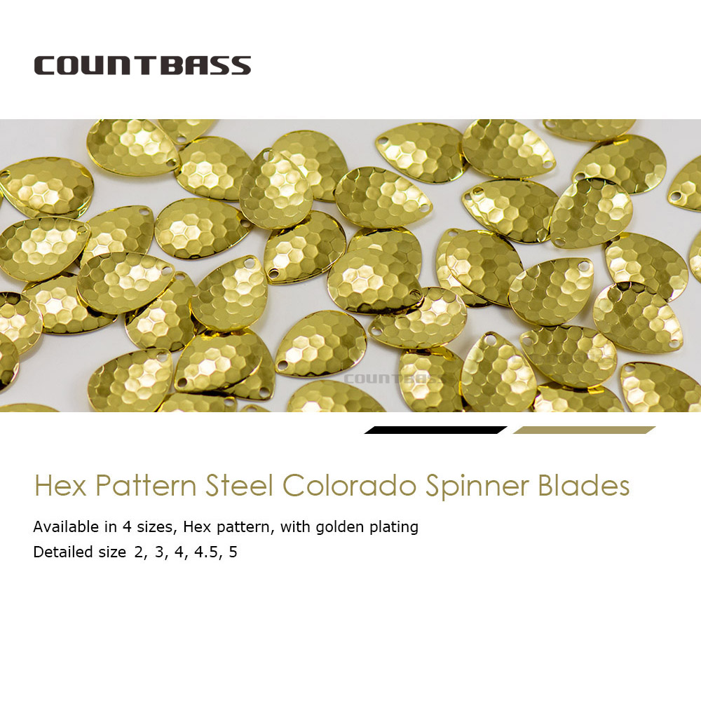 Countbass 50pcs Size 2-5 Gold  - огляд і ціна Quality Fishing Equipment