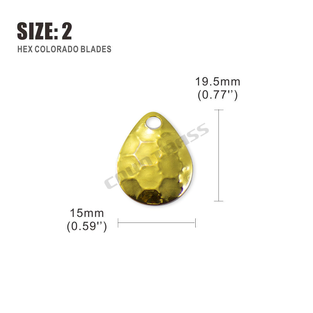 Countbass 50pcs Size 2-5 Gold  - огляд і ціна Quality Fishing Equipment