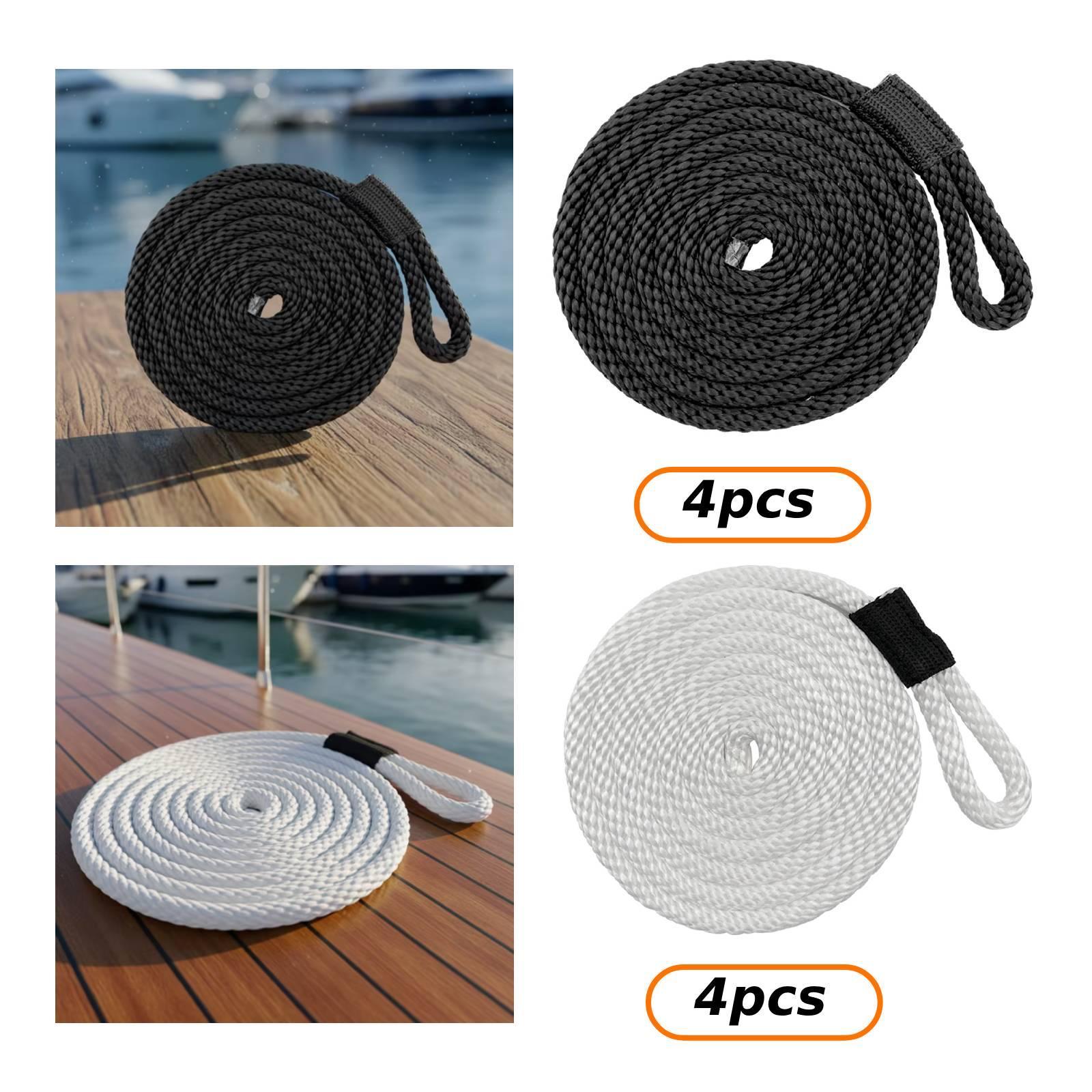 4 Pieces Docklines Mooring Rop - огляд і ціна Braided Fishing Line
